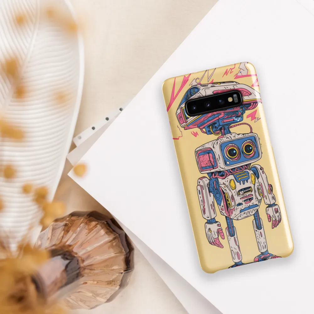 Whimsical Robot Delight | Phone Case |  S10 Plus | Snap Case | Glossy