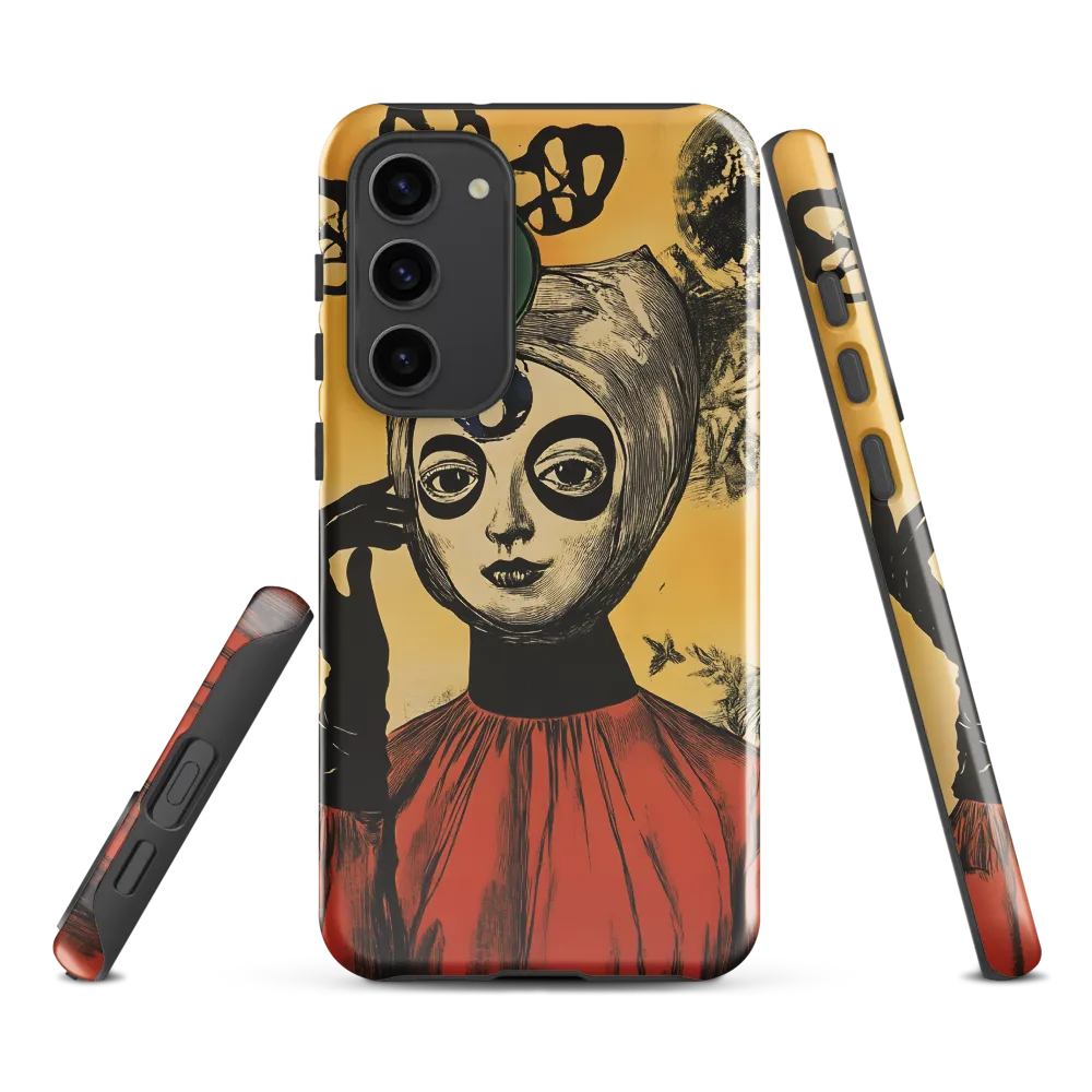 Enigmatic Portrait of Surrealism | Phone Case |  S23 Plus | Tough Case | Glossy