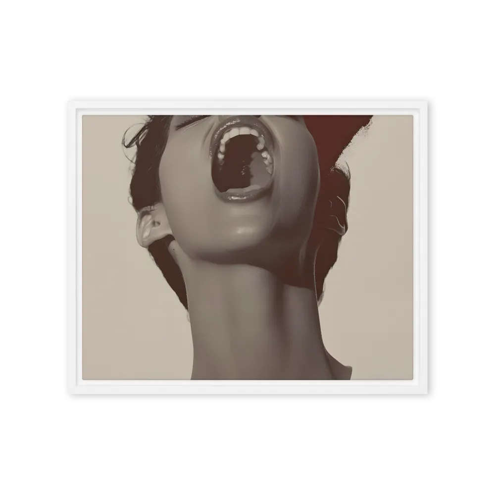 Echoes of Emotion | Canvas with White Frame | 16″×20″