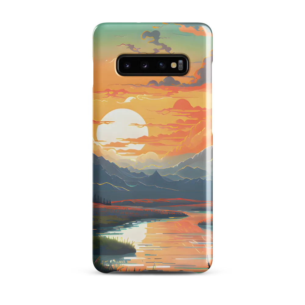 Serenity at Dusk | Phone Case |  S10 Plus | Snap Case | Glossy