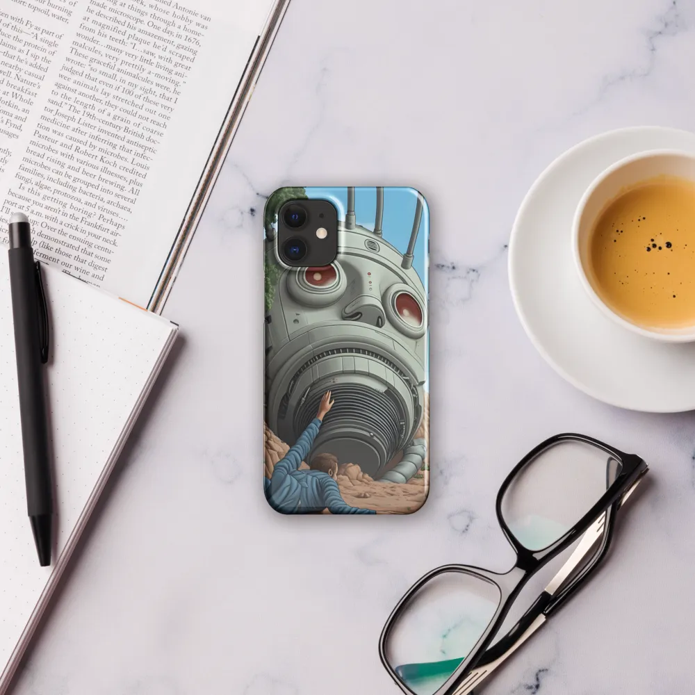 The Descent into Technological Abyss | Phone Case |  12 Mini | Snap Case | Glossy