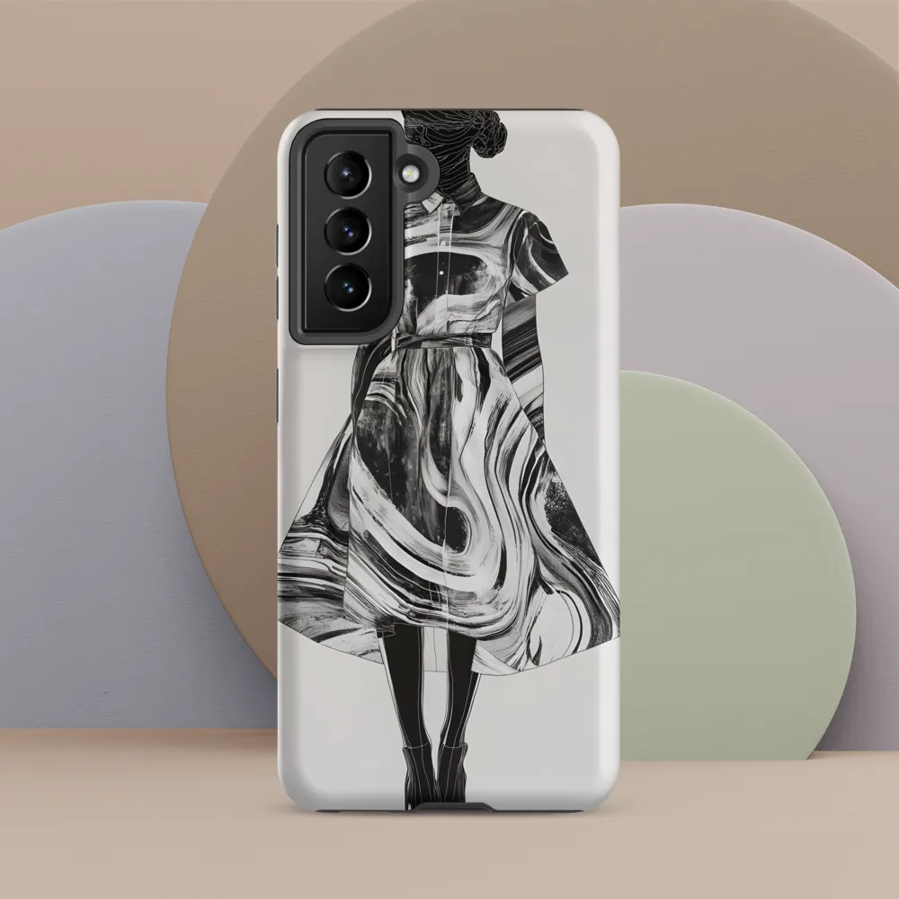 Whirls of Elegance: A Contemporary Fashion Design