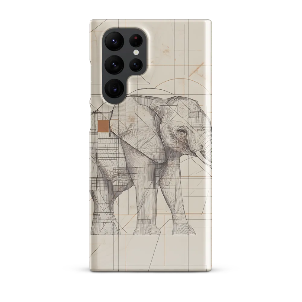 Geometric Elegance: The Steel Elephant