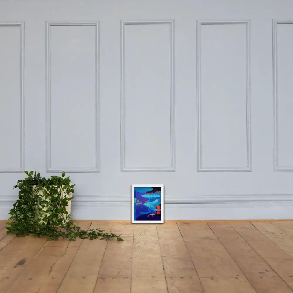 Reflections of Serenity | Poster with White Frame | 8″×10″