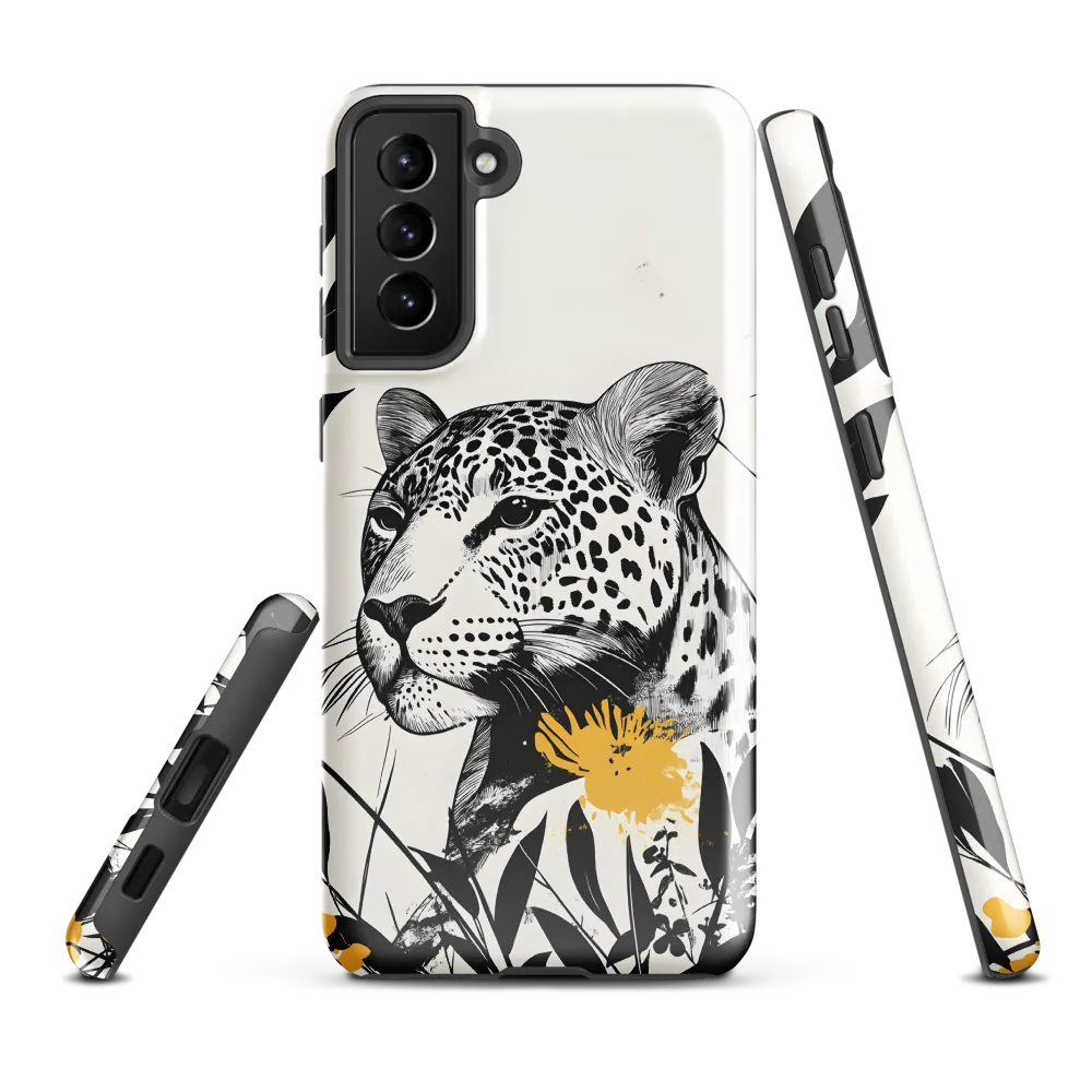 Majestic Leopard Amongst Flora