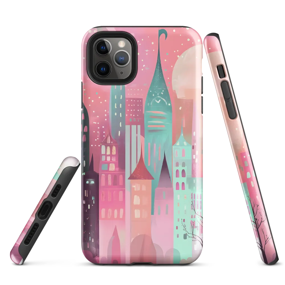 Whimsical City at Dusk | Phone Case |  11 Pro Max | Tough Case | Glossy