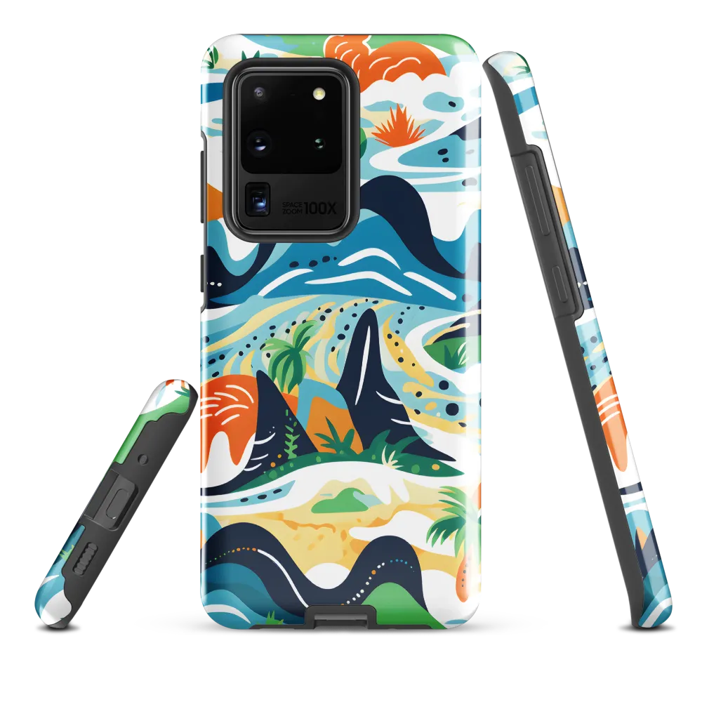 Abstract Tropical Landscape