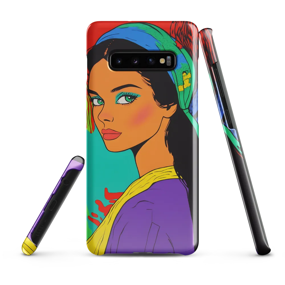 Vibrant Elegance | Phone Case |  S10 Plus | Snap Case | Glossy