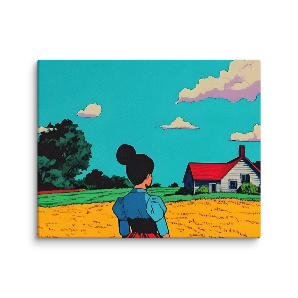 Whispers of a Sunlit Meadow | Canvas | 8″×10″
