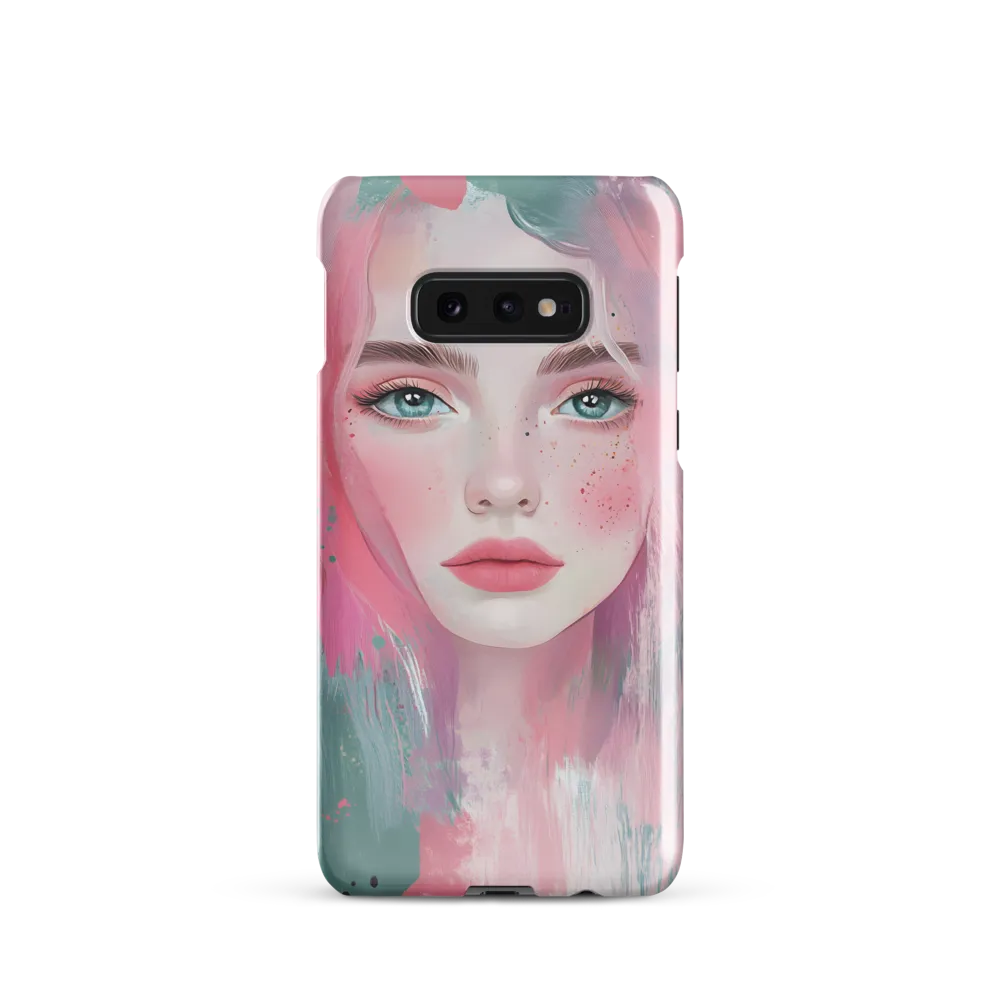 Dreamy Serenity: A Contemporary Portrait | Phone Case |  S10e | Snap Case | Glossy