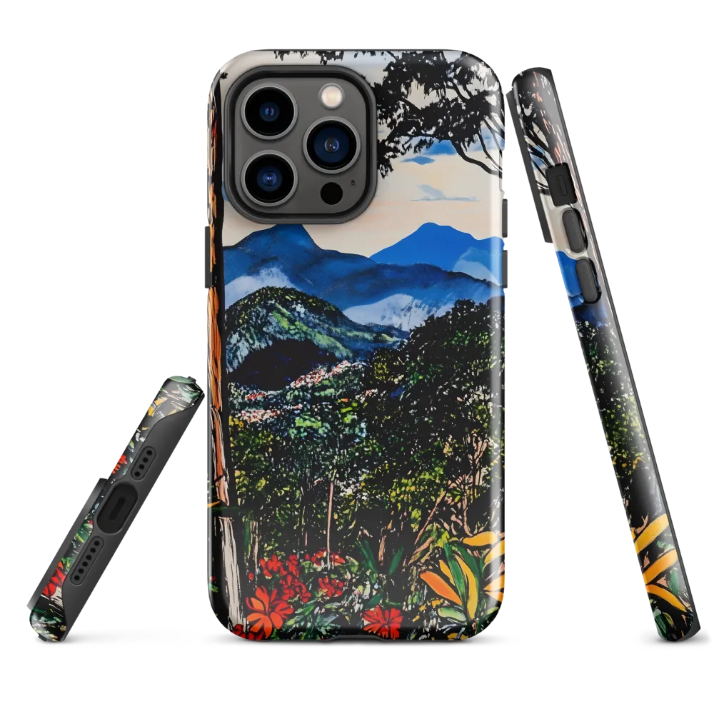 Framed Valley: Blue Ridges and Tropical Understory