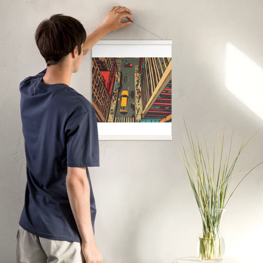 Urban Symphony | Poster With White Wood Hanger | 16″×20″