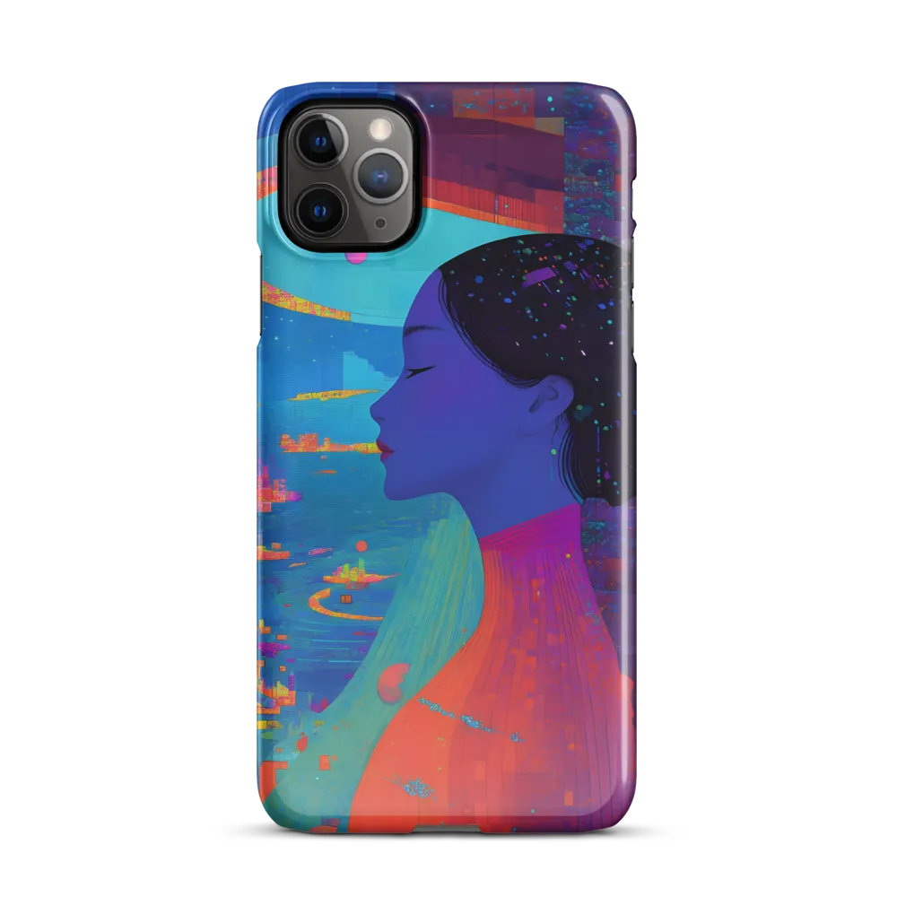 Serene Reflections in a Futuristic Dreamscape | Phone Case |  11 Pro Max | Snap Case | Glossy