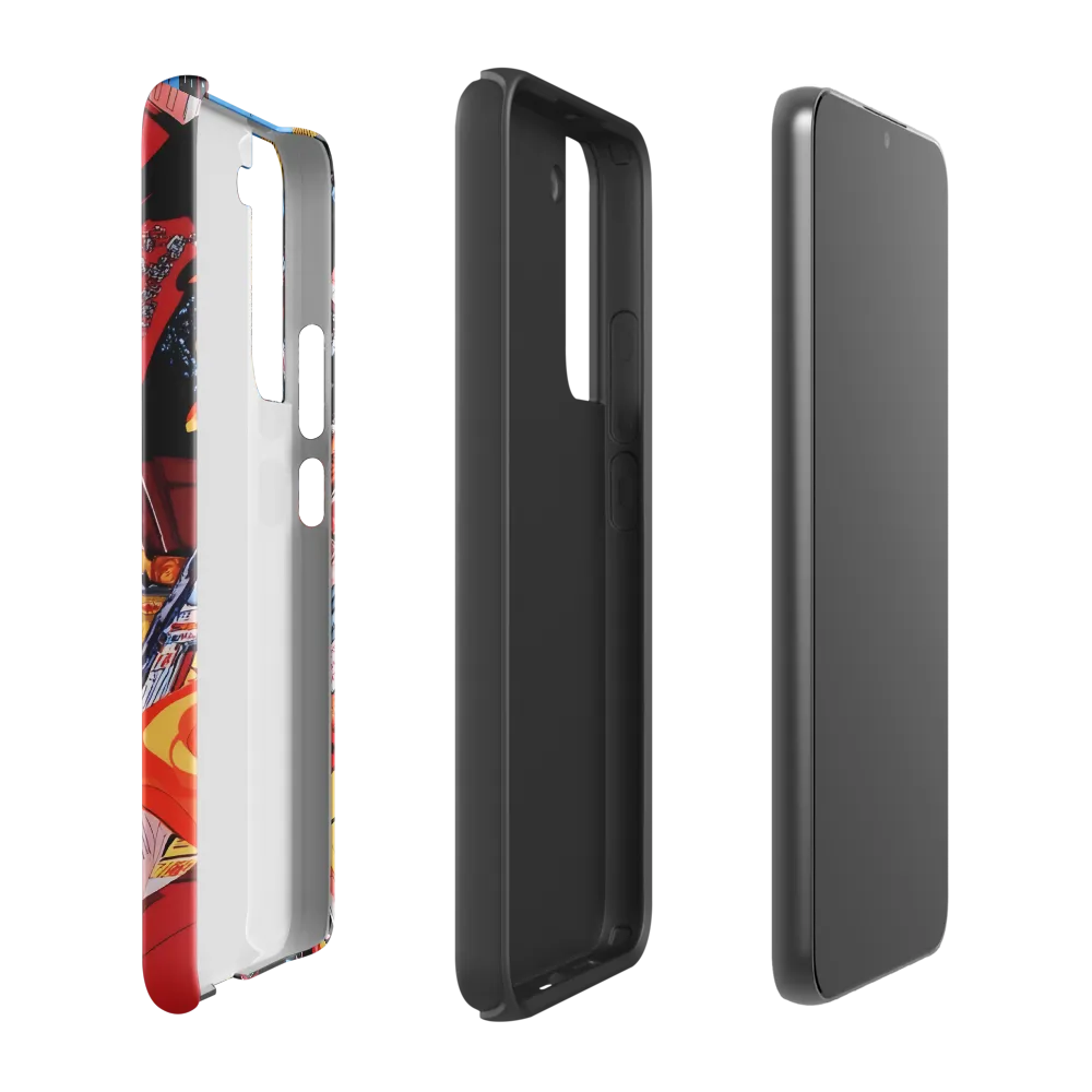 Urban Symphony: A Bird's-Eye View of Life | Phone Case |  S22 Plus | Tough Case | Glossy