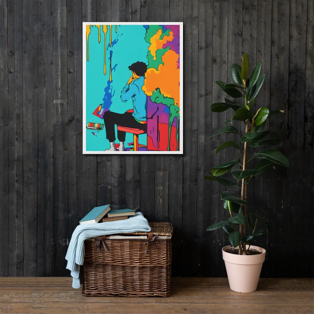 The Artist Within | Canvas with White Frame | 24″×32″