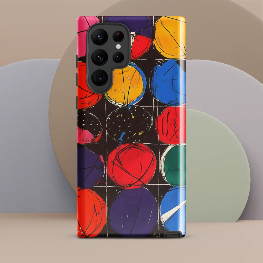 Colorful Circles in Abstract Harmony