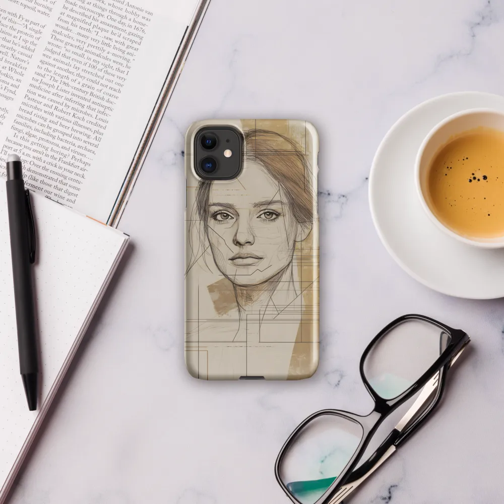 Geometric Elegance: A Modern Portrait
