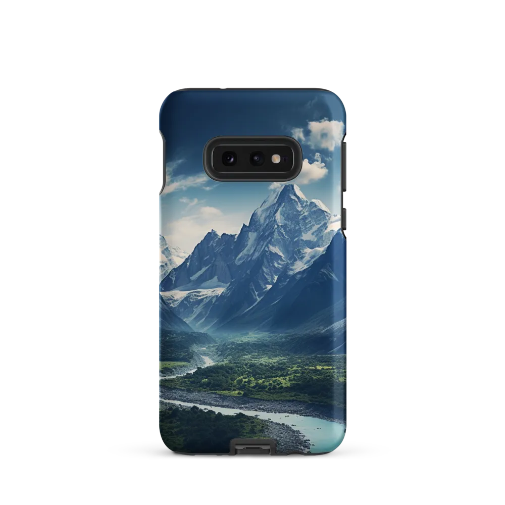 Majestic Serenity: A Landscape of Mountains and Rivers | Phone Case |  S10e | Tough Case | Matte