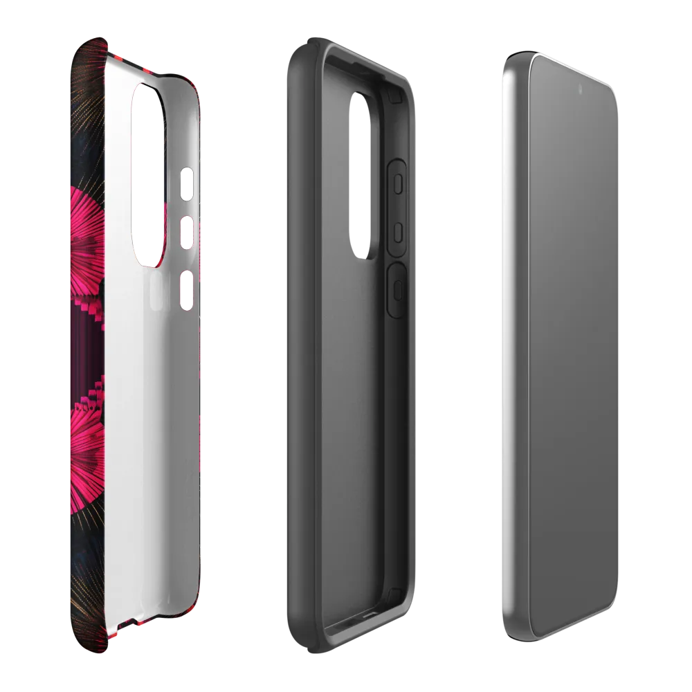 Dynamic Geometric Symphony | Phone Case |  S23 Plus | Tough Case | Matte