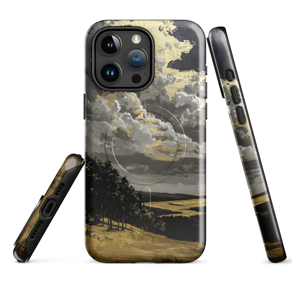 Golden Serenity in a Dramatic Sky | Phone Case |  15 Pro Max | MagSafe® Tough Case | Glossy