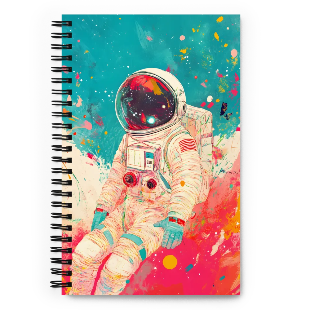 Cosmic Explorer: An Astronaut's Journey | Spiral Notebook