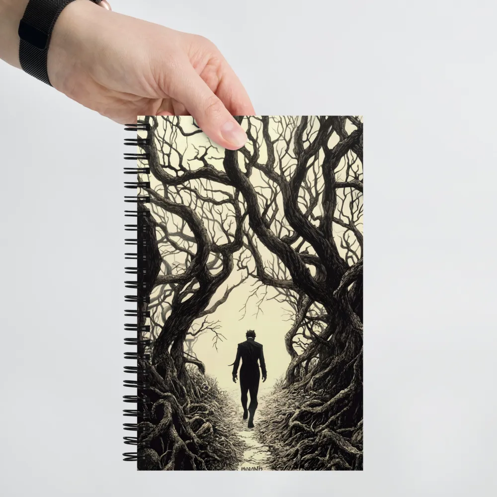 Through the Twisted Path | Spiral Notebook