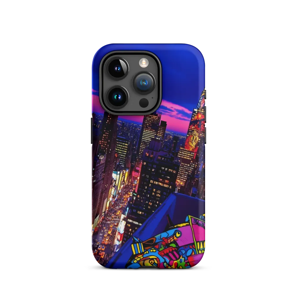 Neon Twilight: A City in Vibrance