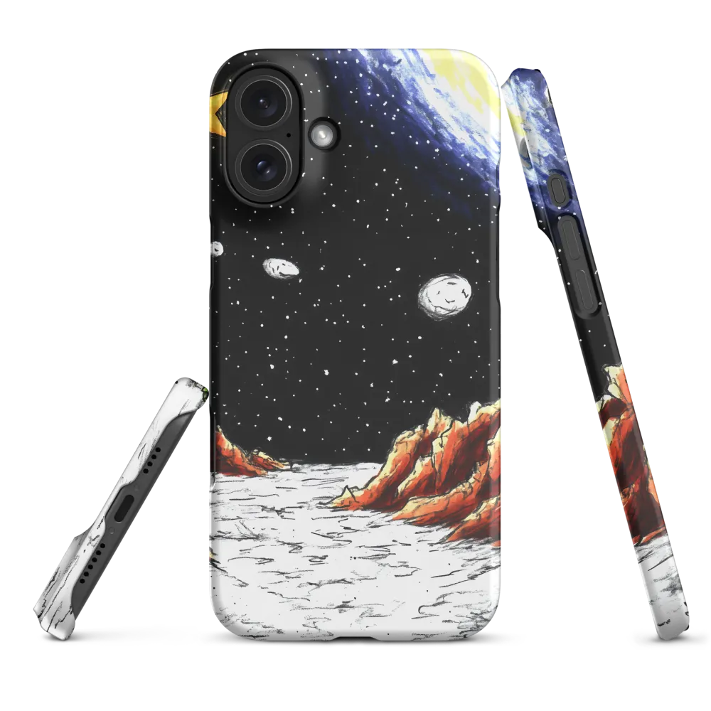 Crimson Cliffs Beneath a Star Field