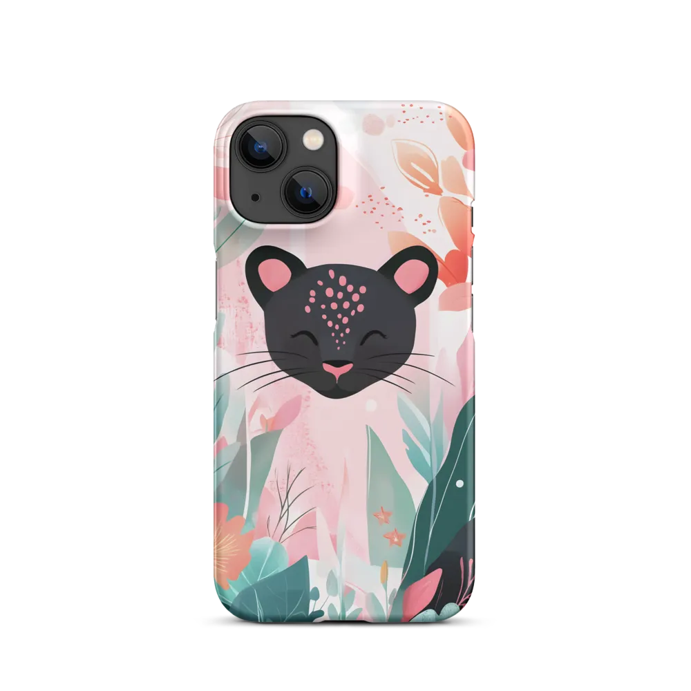 Whimsical Panther in Bloom