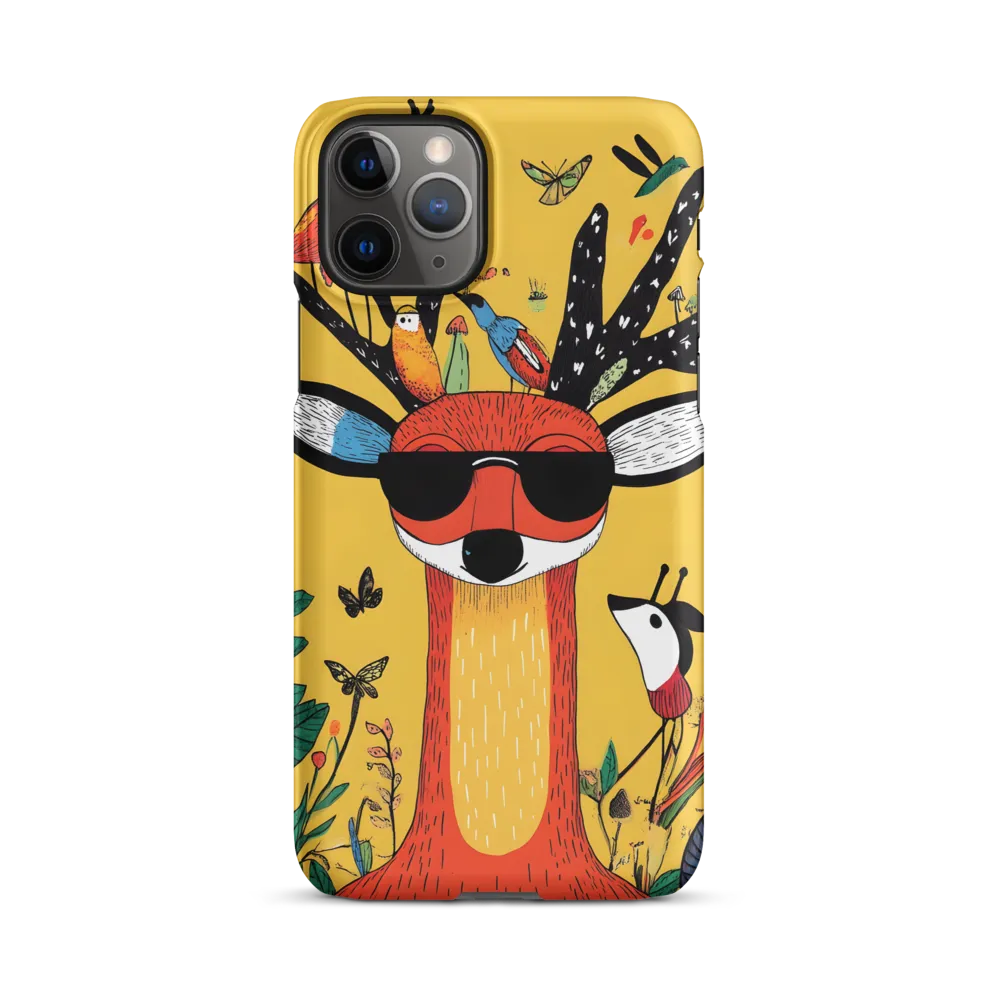 Playful Deer with Sunglasses