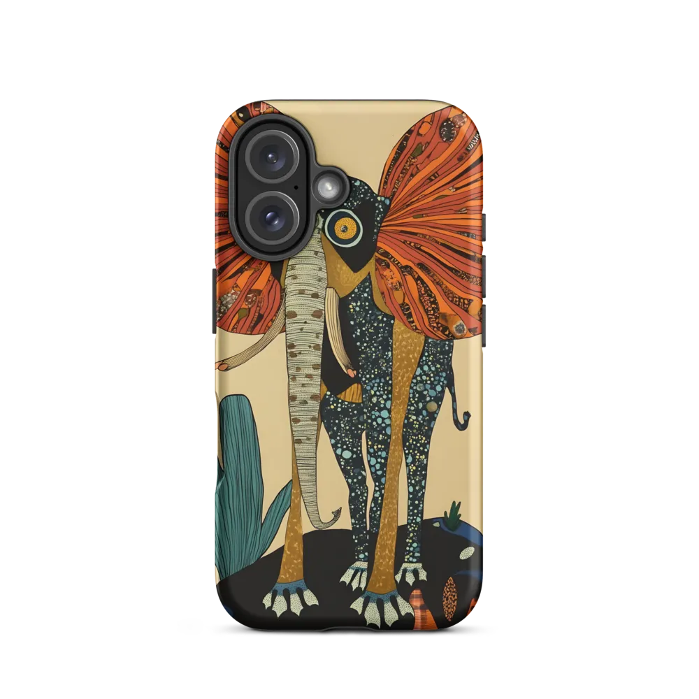 Whimsical Majesty: The Surreal Elephant | Phone Case |  16 | Tough Case | Matte