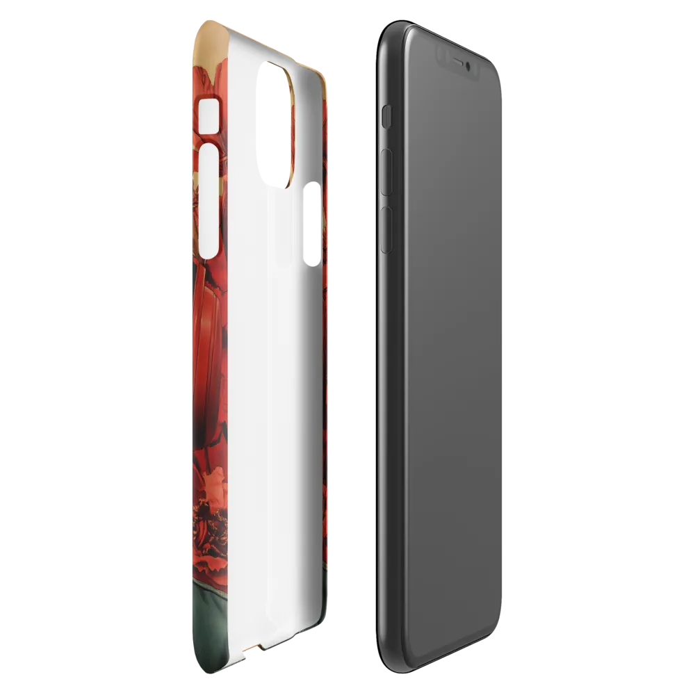 Defiant Portrait in a Floral Realm | Phone Case |  11 Pro Max | Snap Case | Matte
