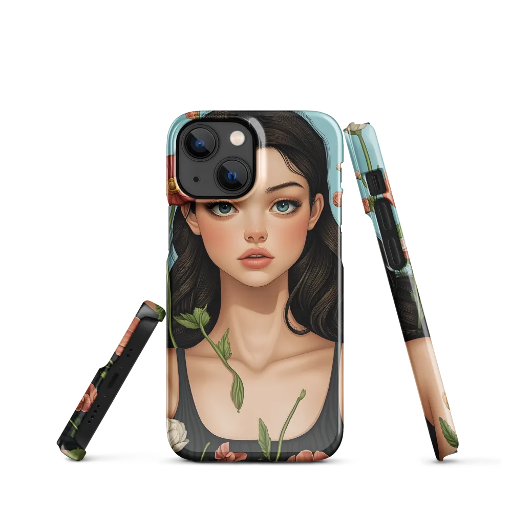 Enveloped in Nature | Phone Case |  13 Mini | Snap Case | Glossy
