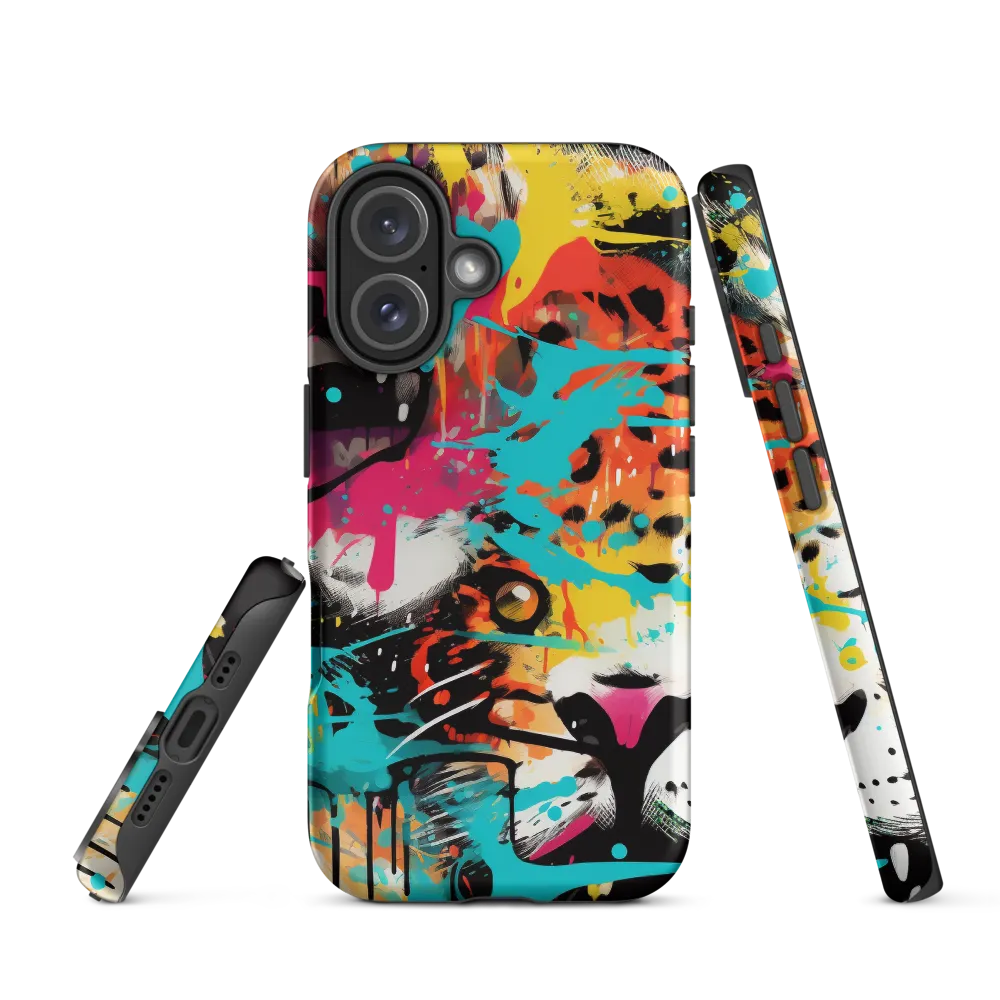 Fierce Fusion: Tiger and Lion in Graffiti