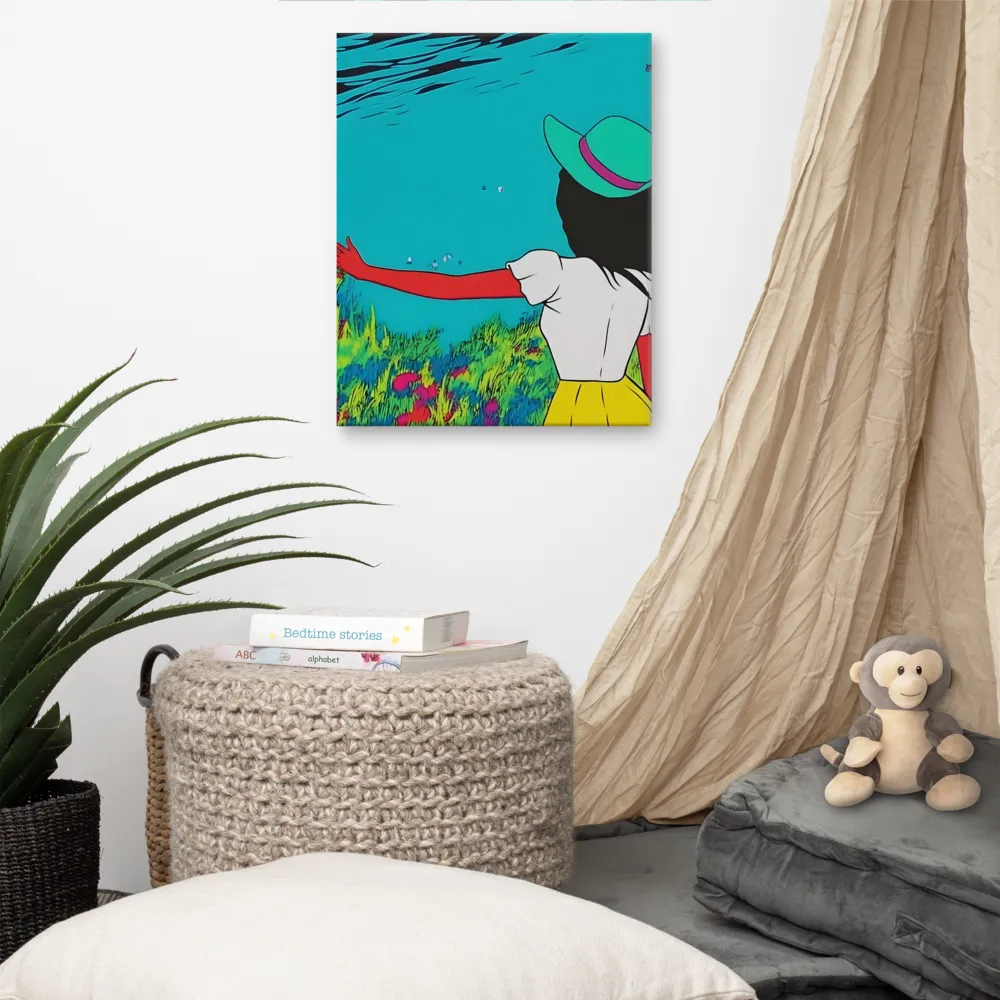 Whimsical Encounter | Canvas | 16″×20″