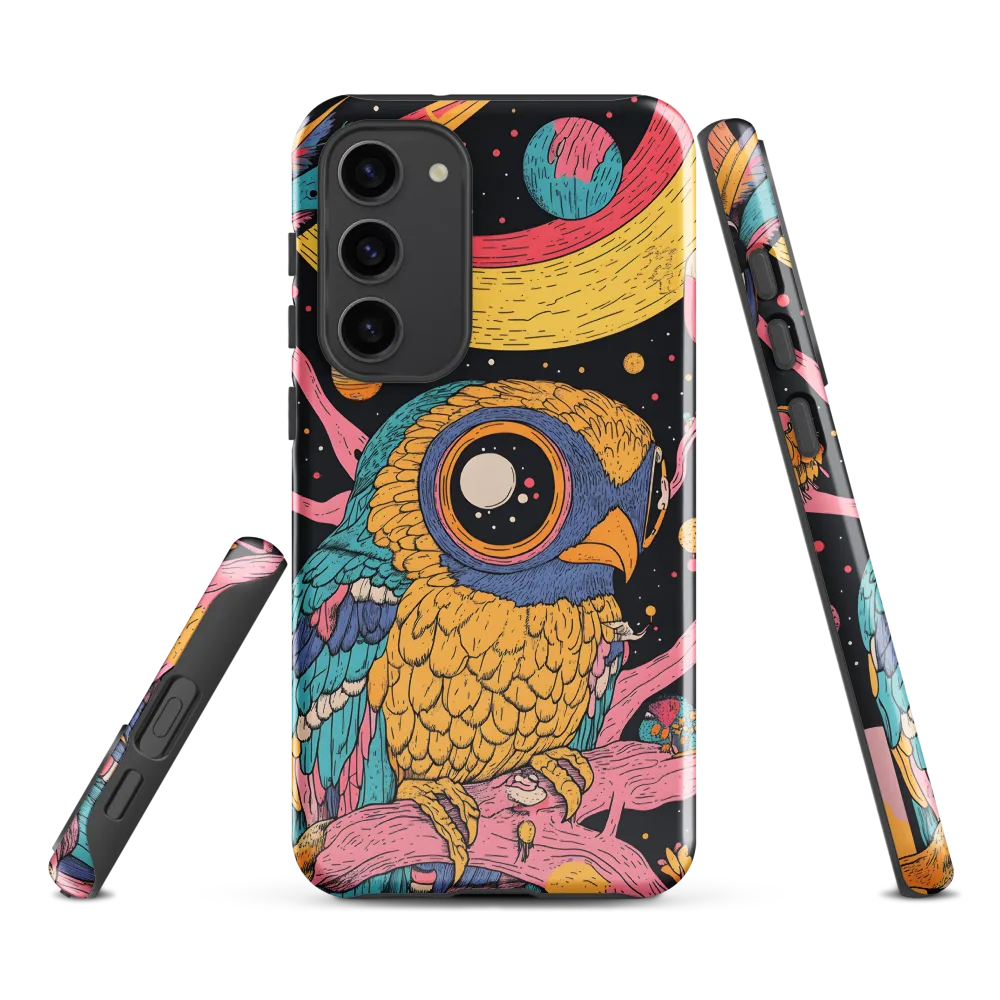 Whimsical Cosmic Owl