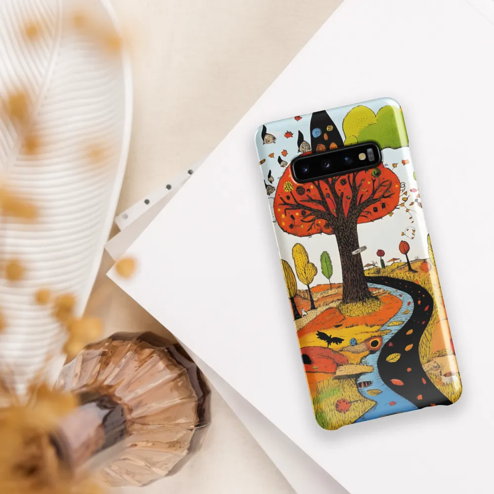 Whimsical Autumn Journey | Phone Case |  S10 Plus | Snap Case | Glossy