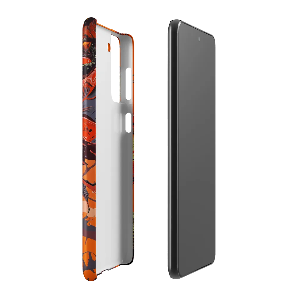 Life in Motion: An Abstract Tree | Phone Case |  S21 Plus | Snap Case | Matte