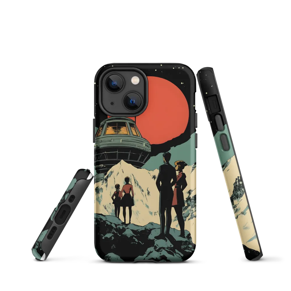 Echoes of a Red Sun | Phone Case |  13 mini | Tough Case | Matte