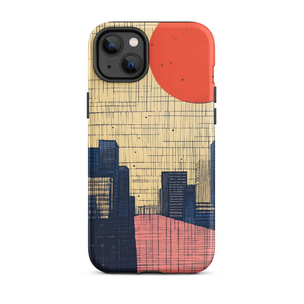 Urban Echoes: A Minimalist Cityscape