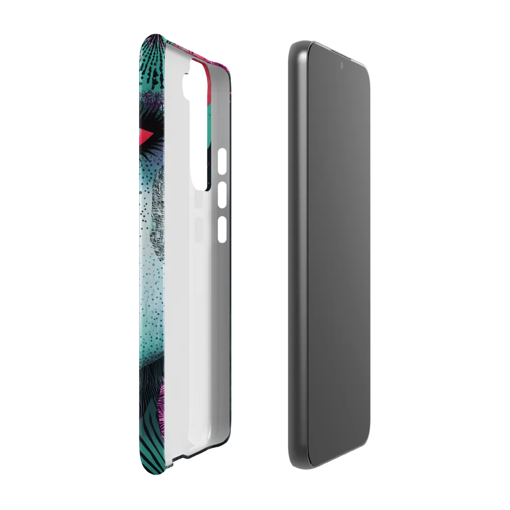 Mystical Beauty in Blue and Pink | Phone Case |  S22 Plus | Snap Case | Matte