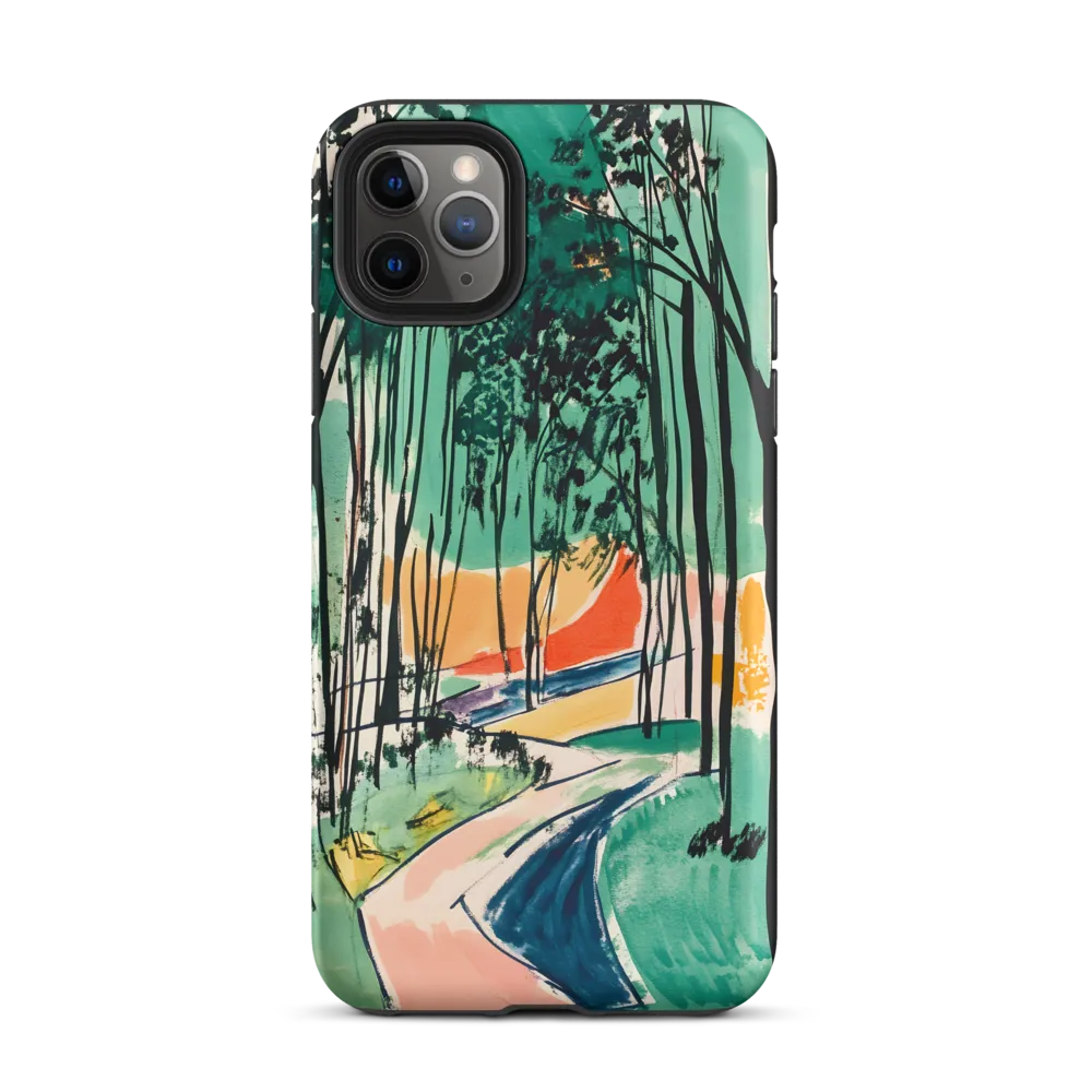 Winding Path Through the Forest | Phone Case |  11 Pro Max | Tough Case | Matte