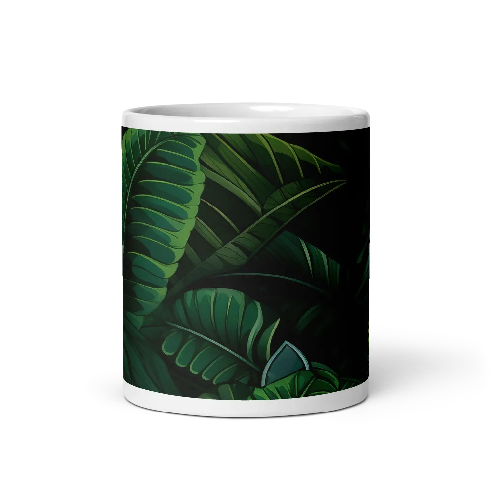 Lush Canopy: A Tropical Foliage Study | Mugs | Multiple Sizes & Colors