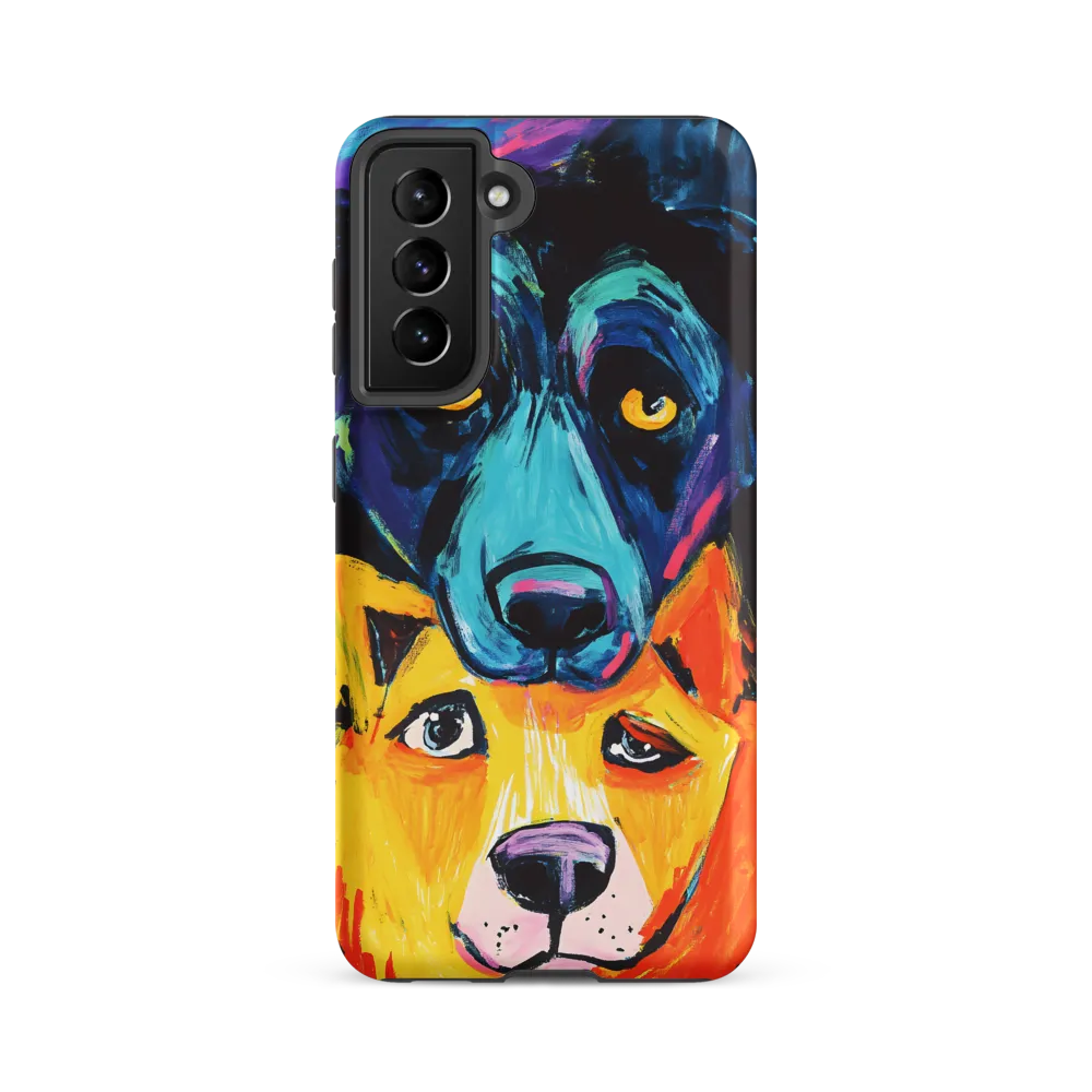 Vibrant Companions: An Expression of Canine Spirit