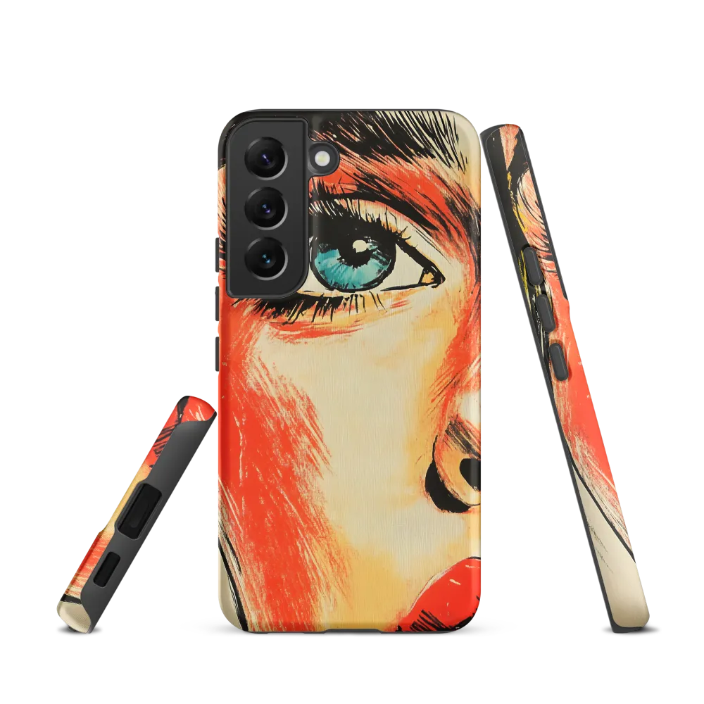 Intense Gaze: A Pop Art Portrait