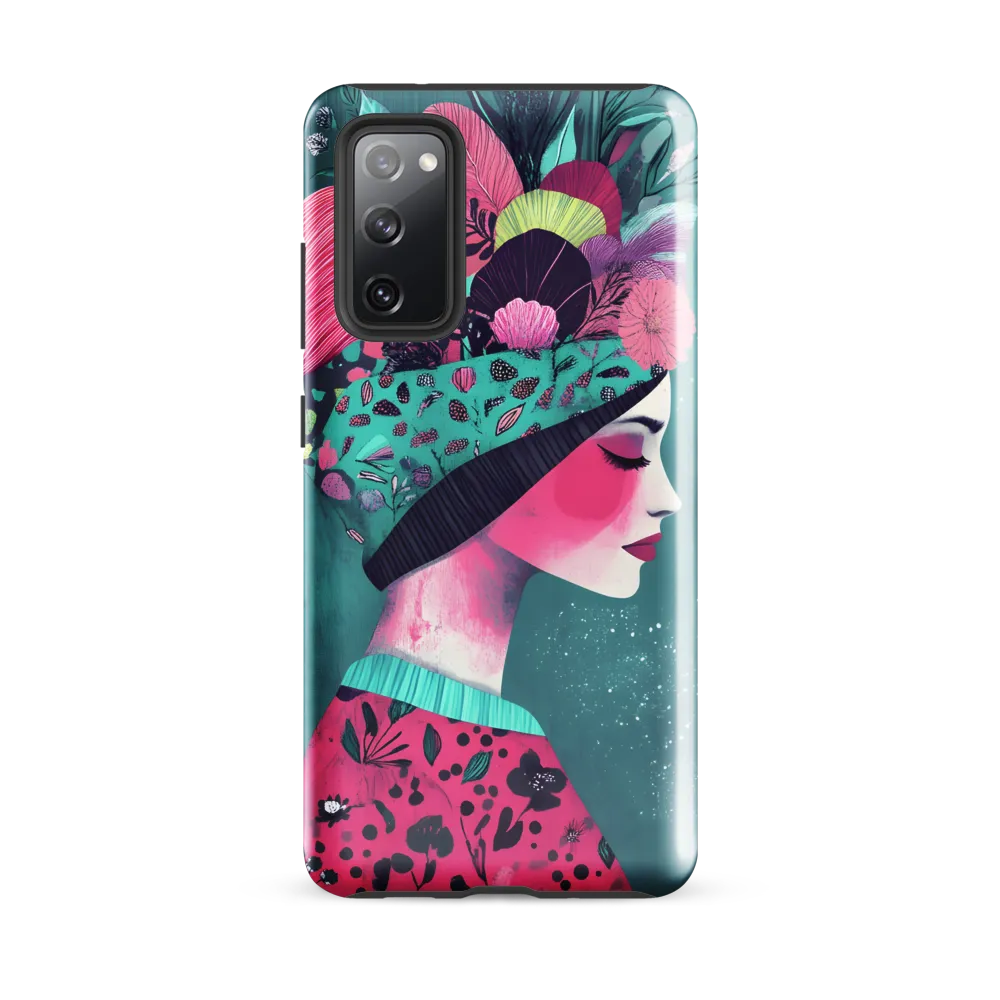 Whimsical Floral Portrait