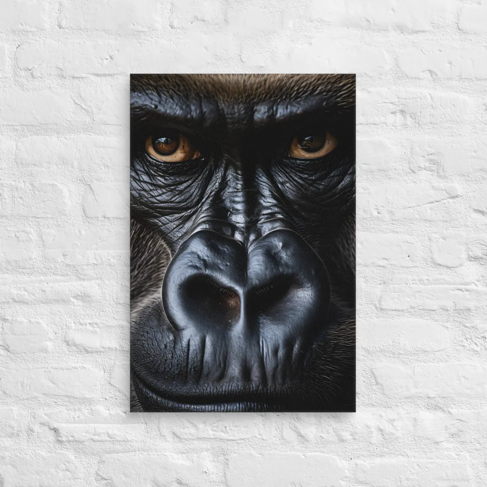 Gaze of the Wild: A Gorilla's Portrait