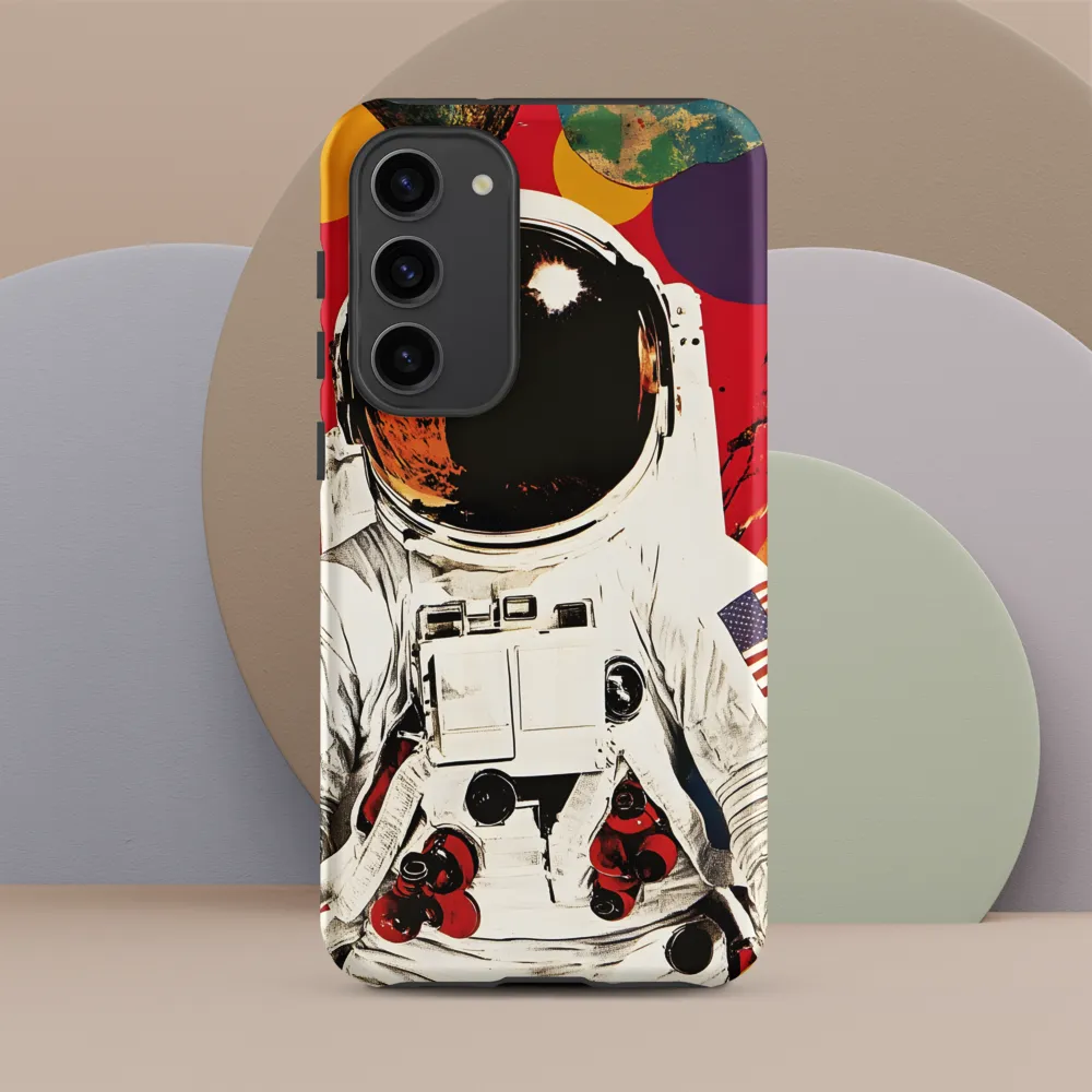 Cosmic Exploration: The Astronaut's Journey | Phone Case |  S23 Plus | Tough Case | Matte