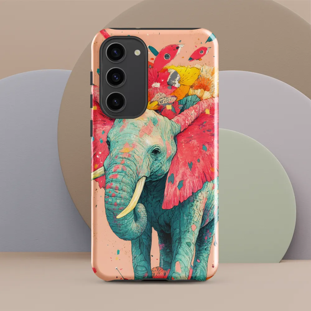Whimsical Elegance: The Floral Elephant