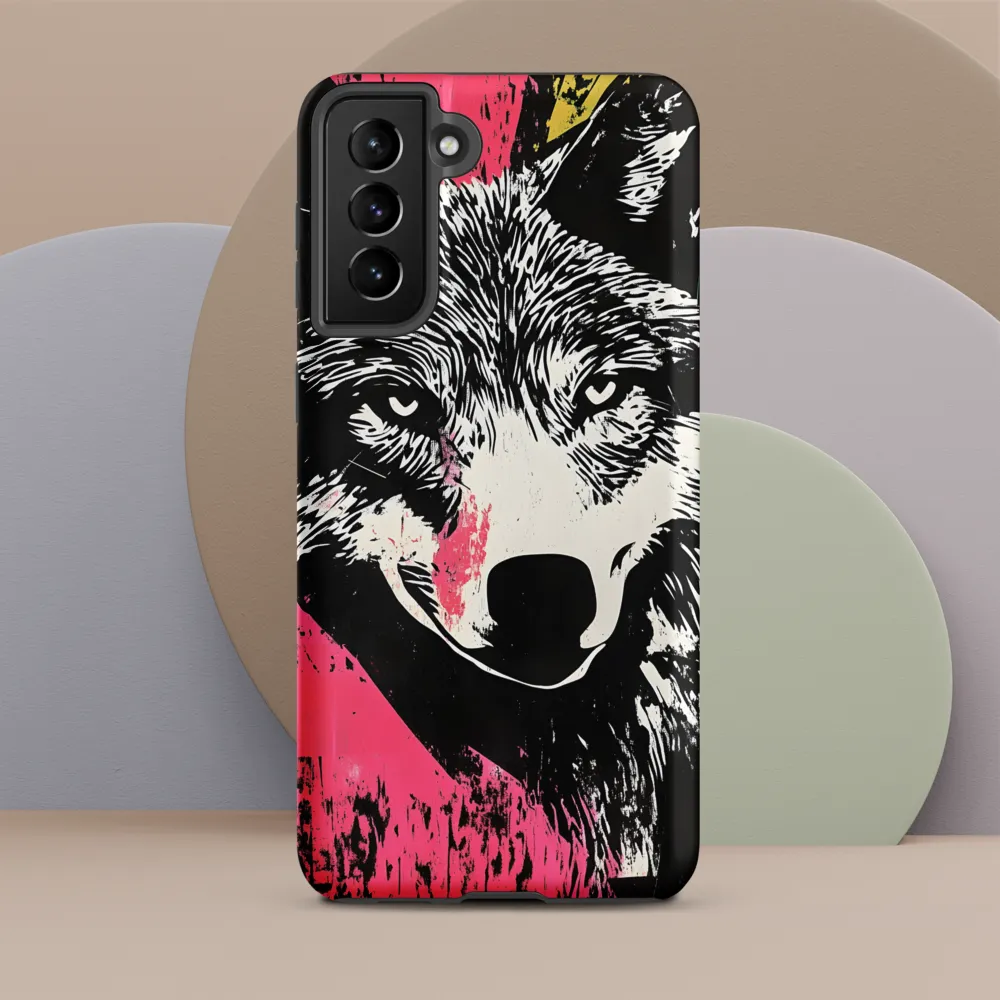 Intense Gaze of the Wolf